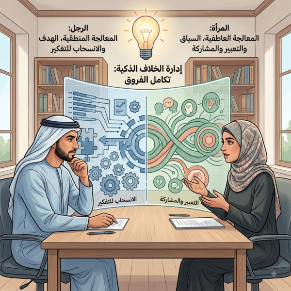 الفروق السيكولوجية بين الرجل والمرأة وأثرها على إدارة الخلاف الزوجي